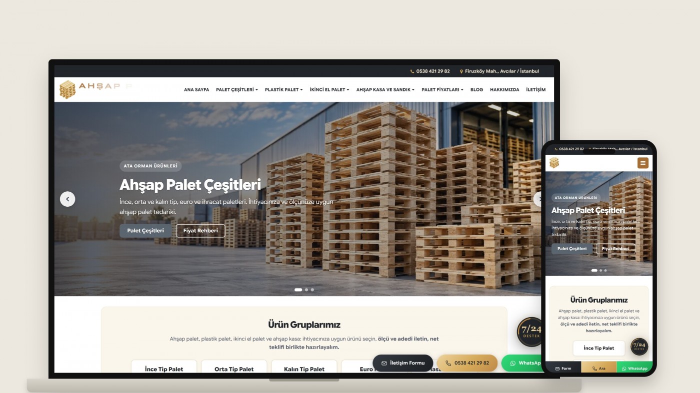 Ahşap Palet - Ata Orman Ürünleri
