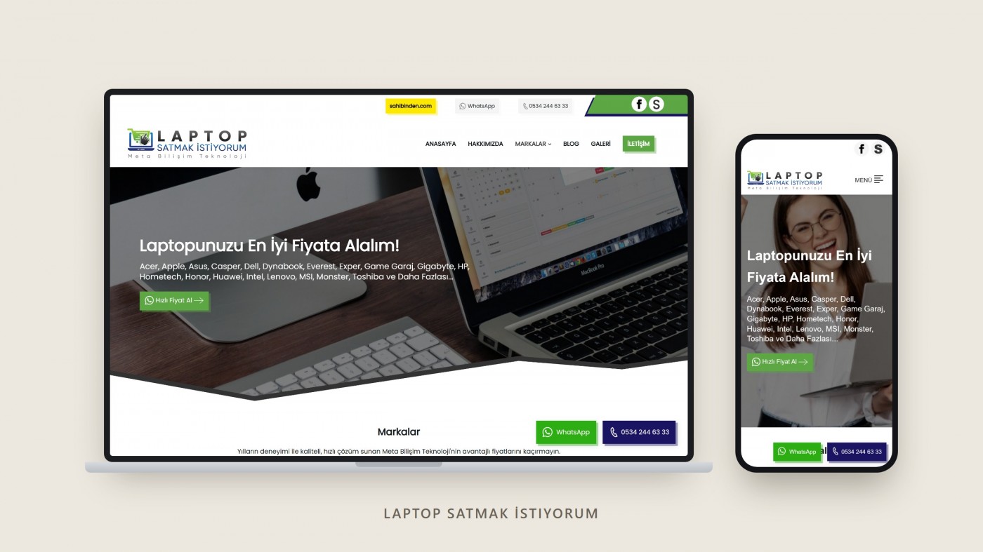 Laptop Satmak İstiyorum
