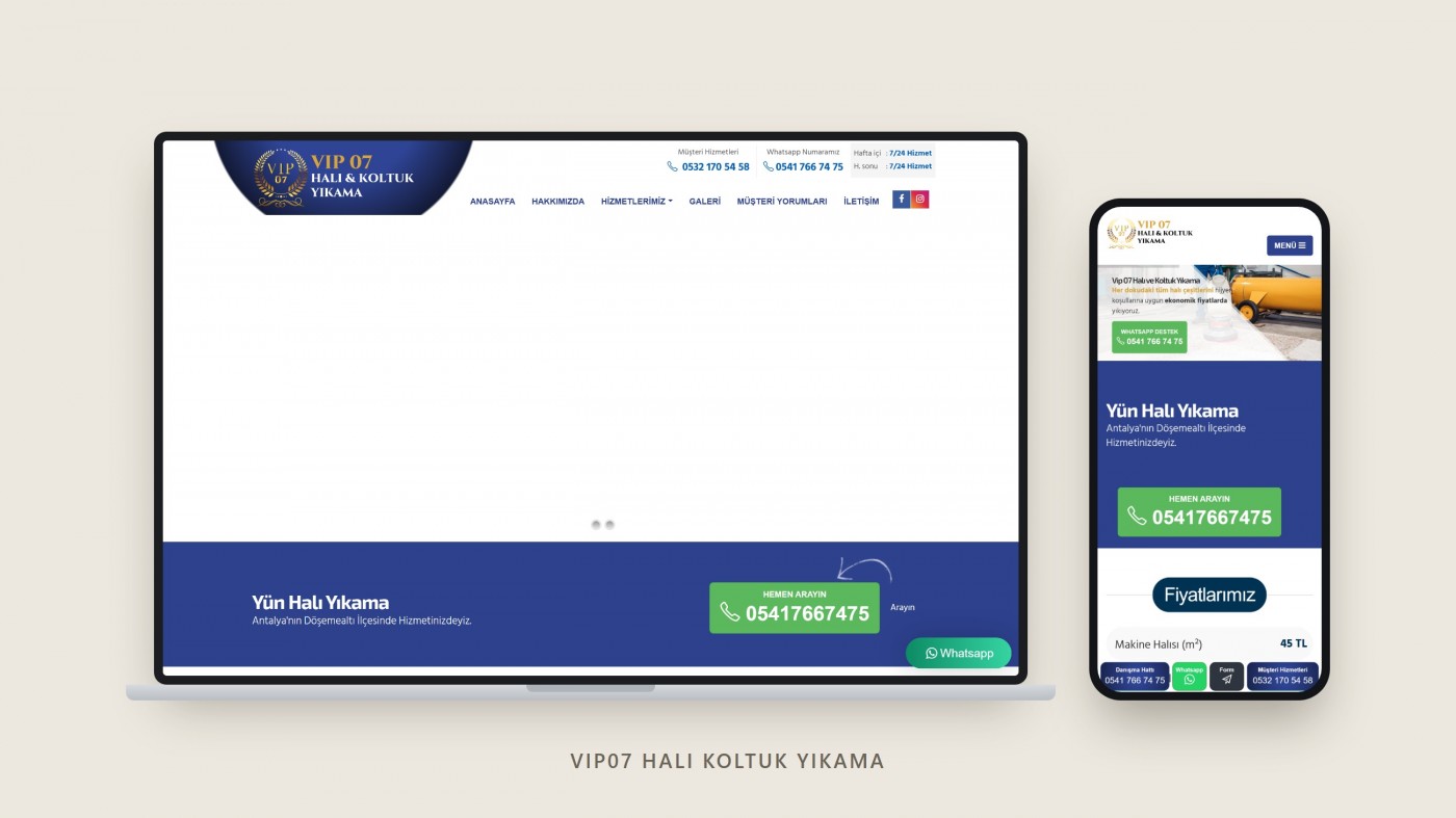 Vip07 Halı Koltuk Yıkama
