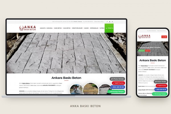 Anka Baskı Beton