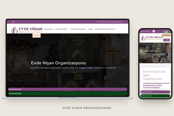 Evde Nişan Organizasyonu