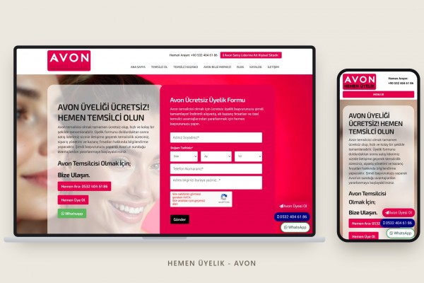 Hemen Üyelik - Avon