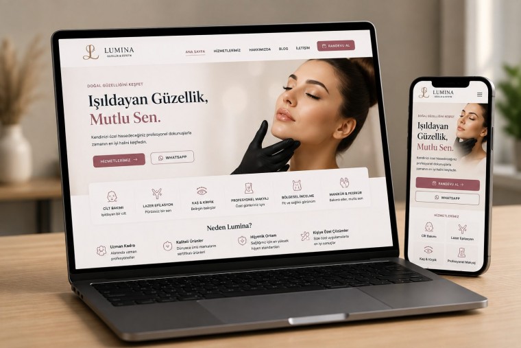 Tek Sayfa Web Sitesi